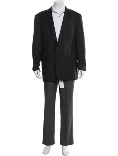 Pre-owned Ralph Lauren Wool Overcoat In Gray