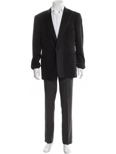 Pre-owned Ralph Lauren Wool Overcoat In Gray