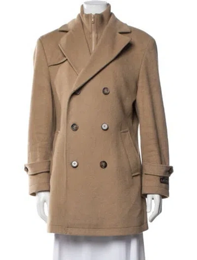 Pre-owned Ralph Lauren Wool Peacoat In Neutrals