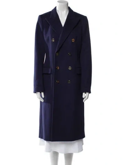 Pre-owned Ralph Lauren Wool Peacoat W/ Tags In Blue