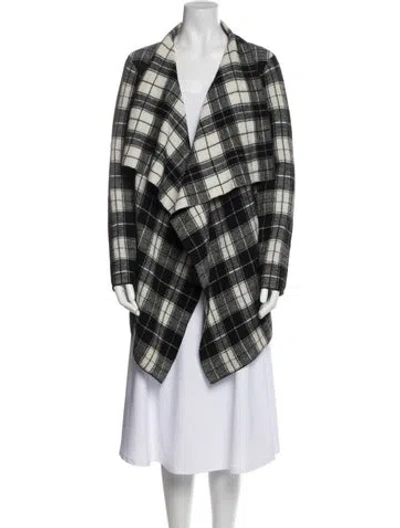 Pre-owned Ralph Lauren Wool Plaid Print Vest In Multi