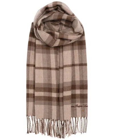 Ralph Lauren Wool Plaid Scarf