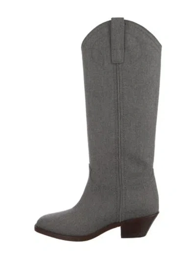 Pre-owned Ralph Lauren Wool Riding Boots In Gray