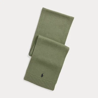 Ralph Lauren Kids' Wool Scarf In Green