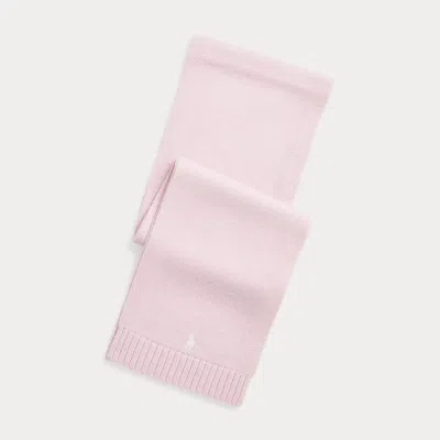 Ralph Lauren Kids' Wool Scarf In Pink