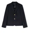 Polo Ralph Lauren Single-breasted Wool Blazer In 蓝色