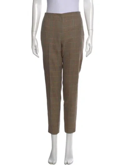 Pre-owned Ralph Lauren Wool Skinny Leg Pants In Neutral