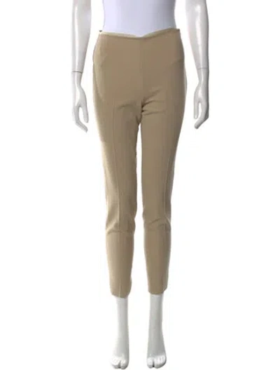 Pre-owned Ralph Lauren Wool Skinny Leg Pants In Neutral