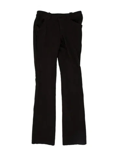Pre-owned Ralph Lauren Wool Straight Leg Pants In Brown