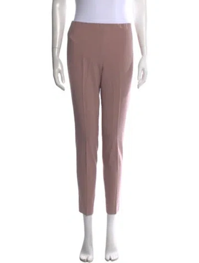 Pre-owned Ralph Lauren Wool Straight Leg Pants In Purple