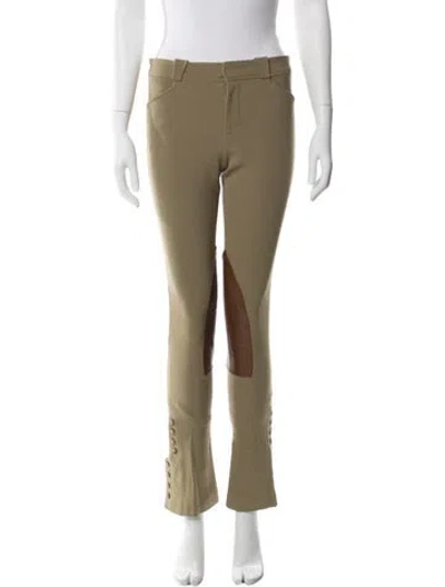 Pre-owned Ralph Lauren Wool Straight Leg Pants W/ Tags In Blue