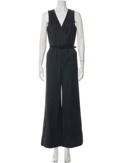 Pre-owned Ralph Lauren Wool Striped Jumpsuit In Multi