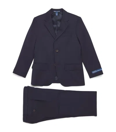 Ralph Lauren Kids' Wool Tailored Two-piece Suit In Blue