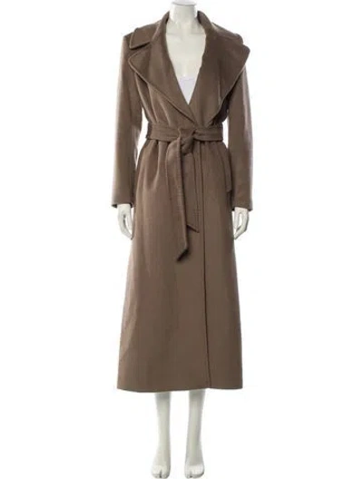 Pre-owned Ralph Lauren Wool Trench Coat In Brown