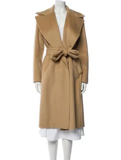 Pre-owned Ralph Lauren Wool Trench Coat In Neutral