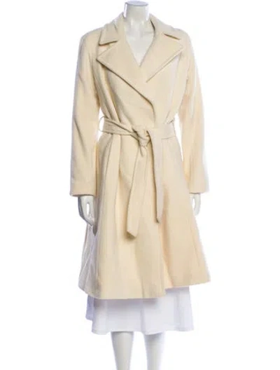 Pre-owned Ralph Lauren Wool Trench Coat In Neutral