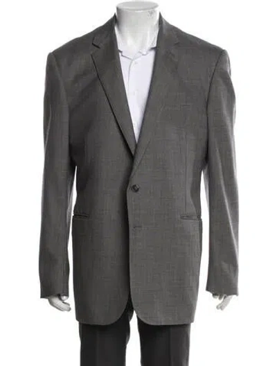 Pre-owned Ralph Lauren Wool Two-piece Blazer In Gray