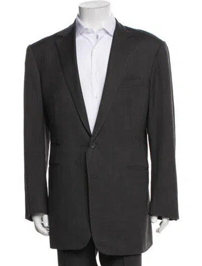 Pre-owned Ralph Lauren Wool Two-piece Blazer In Gray