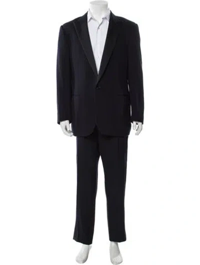 Pre-owned Ralph Lauren Wool Two-piece Suit In Blue