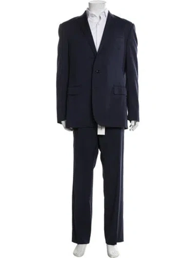 Pre-owned Ralph Lauren Wool Two-piece Suit In Blue