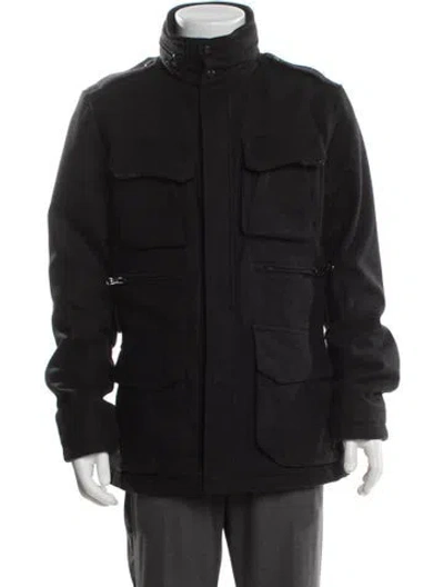 Pre-owned Ralph Lauren Wool Utility Jacket In Gray