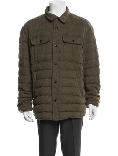 Pre-owned Ralph Lauren Wool Utility Jacket In Neutral