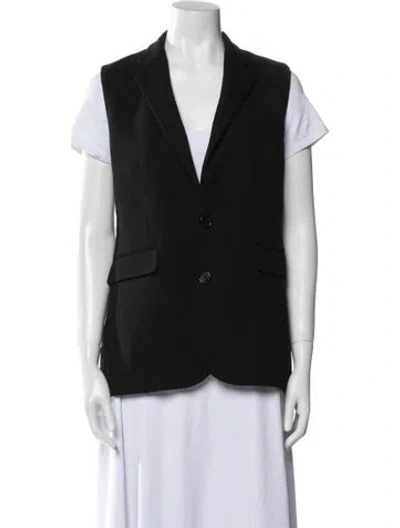 Pre-owned Ralph Lauren Wool Vest In Black
