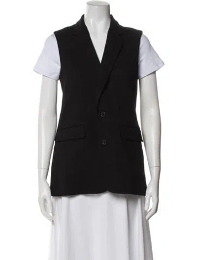 Pre-owned Ralph Lauren Wool Vest In Black