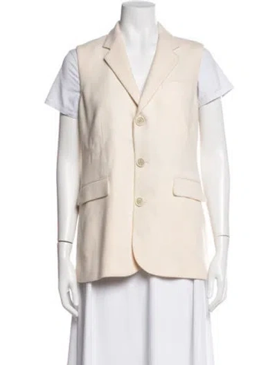 Pre-owned Ralph Lauren Wool Vest In Neutrals