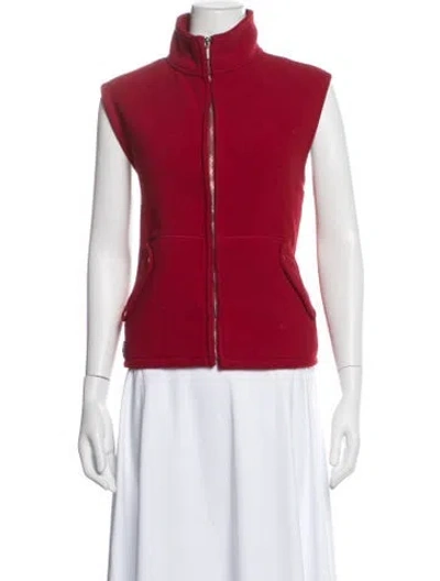 Pre-owned Ralph Lauren Wool Vest In Red