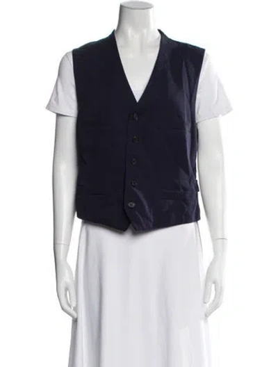 Pre-owned Ralph Lauren Wool Vest In White