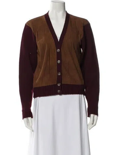 Pre-owned Ralph Lauren Wool V-neck Sweater In Multi