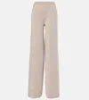 Polo Ralph Lauren Wool Wide-leg Pants In Beige