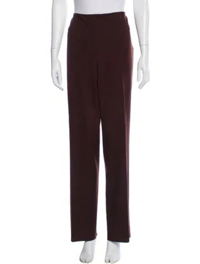 Pre-owned Ralph Lauren Wool Wide Leg Pants In Green
