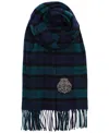 Ralph Lauren Wool With Patch Scarf In Black