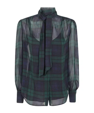 Ralph Lauren Woven Blouse Shirt In Green