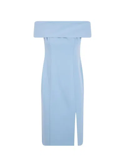 Ralph Lauren Dress Woman Lauren  In Blue