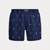 Ralph Lauren Woven Cotton Boxer In Blue
