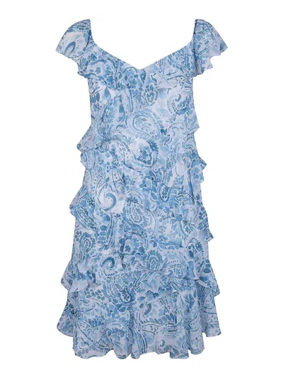 Ralph Lauren Woven Mini Dress In White