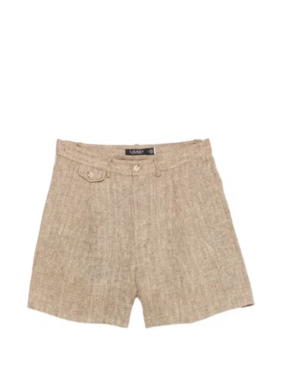 Ralph Lauren Woven Shorts In Brown