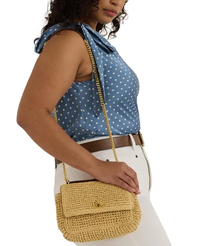 Ralph Lauren Woven Sophee Crossbody Bag