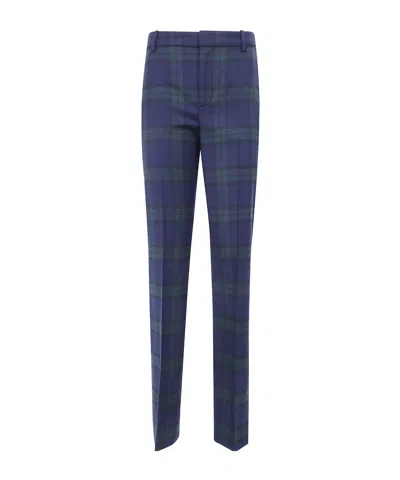 Ralph Lauren Woven Straight Pants In Blue