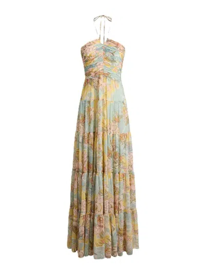 Ralph Lauren Woven-dresses-poly Crinkle Ggt 58 In Animal Print