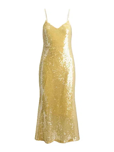 Ralph Lauren Woven-slip Dress-dresses-opaline Luxe Seqn In Animal Print
