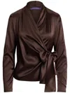 RALPH LAUREN WRAP BLOUSE