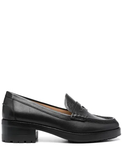 Ralph Lauren Wren Flats Loafer In Black