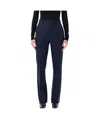 Ralph Lauren Wrigley Grain De Poudre Trousers In Blue