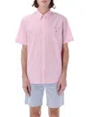 Ralph Lauren Wrinkle S/s Shirt In Pink