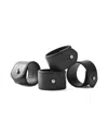 Polo Ralph Lauren Wyatt Set Of 4 Napkin Rings In Black