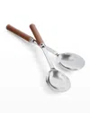 Polo Ralph Lauren Wyatt Salad Servers In Silver